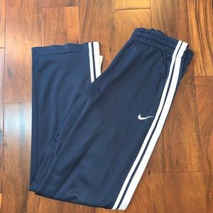 Navy Nike Track Pant with Zip ankles